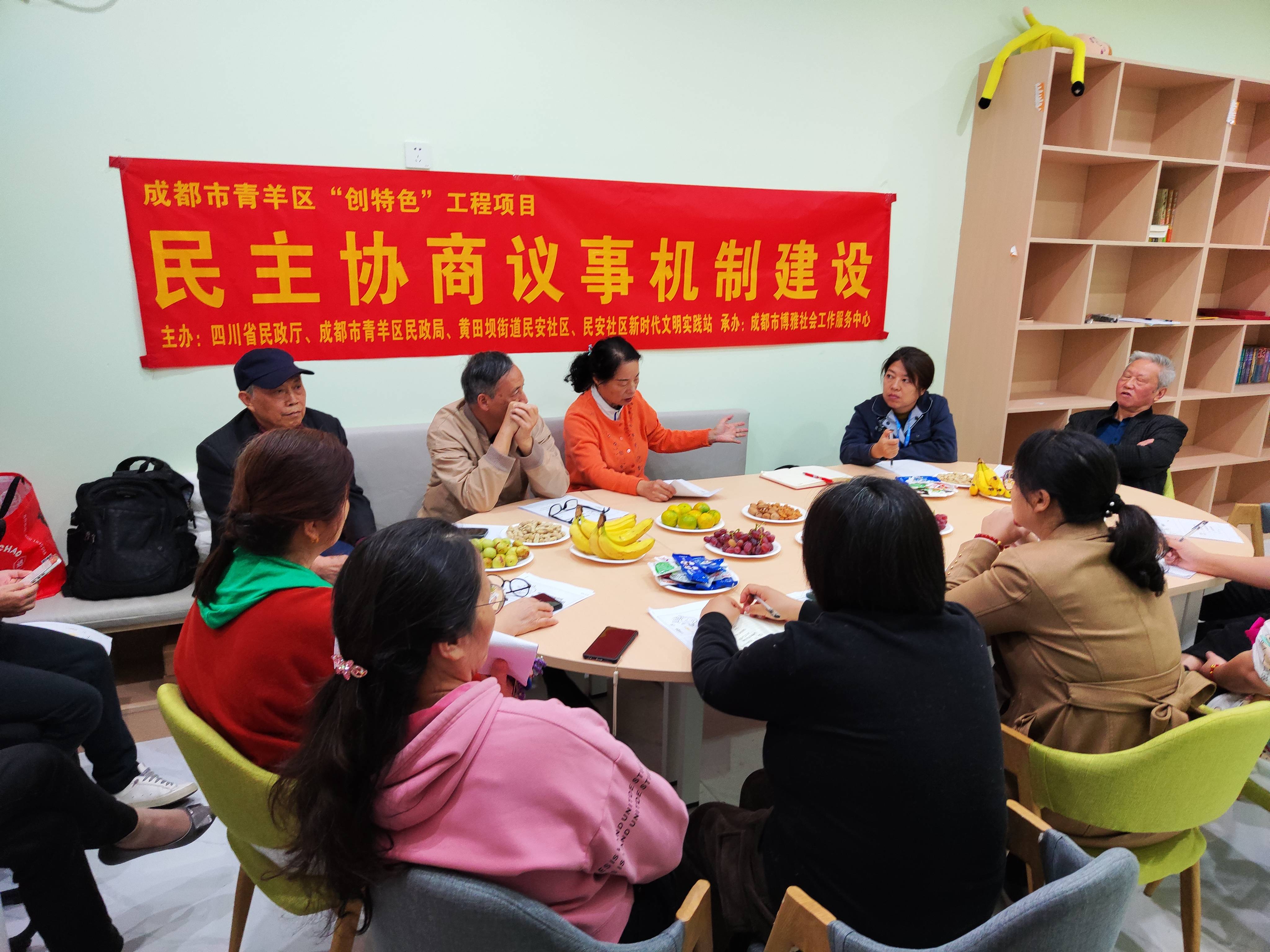 民安社区开展民主协商机制建设讨论会 - 四川社区观察网—观察社区,关注生活